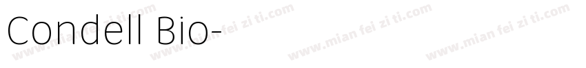 Condell Bio字体转换